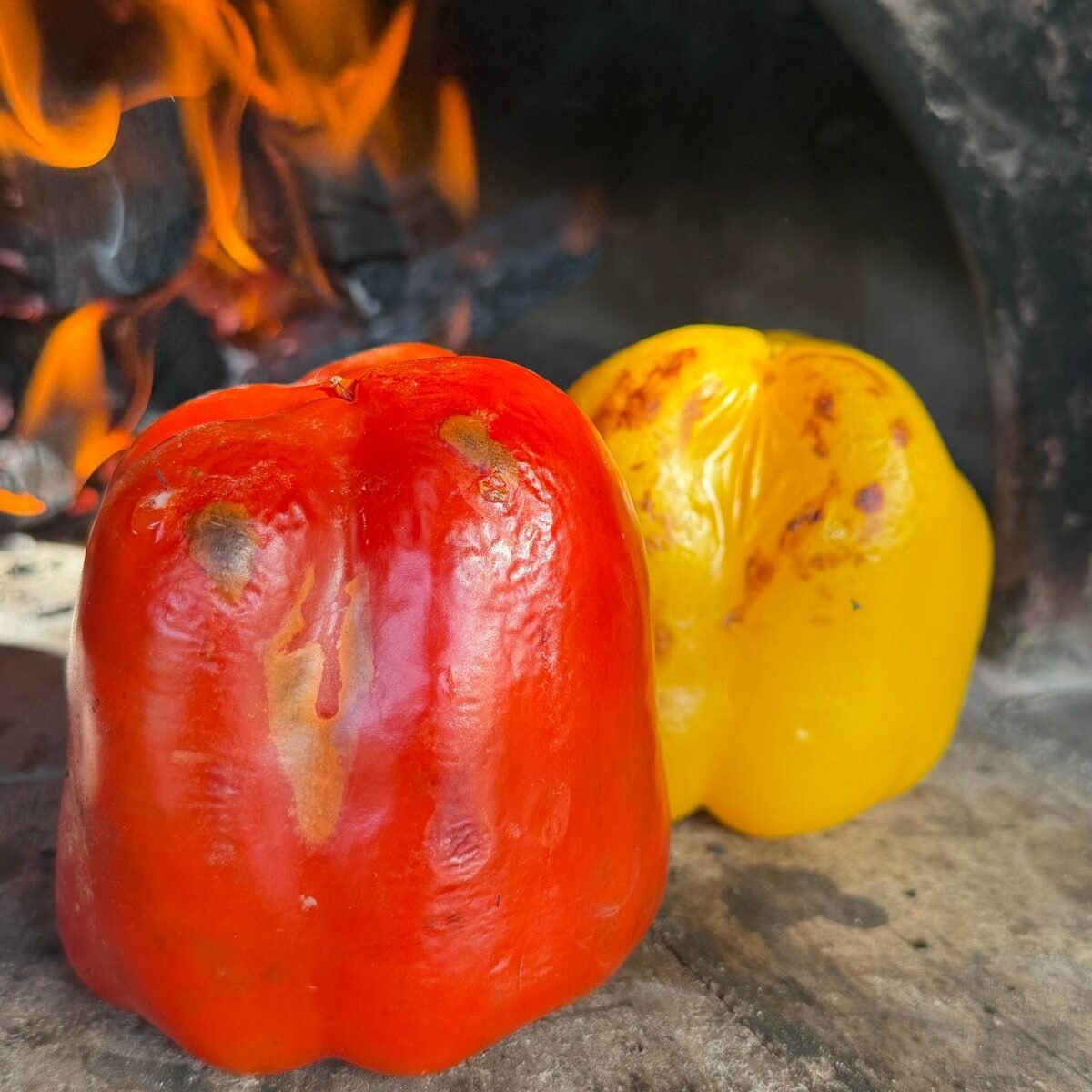 Roast capsicums